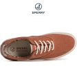 Men s SeaCycled™ Halyard CVO Washed Canvas Sneaker Copper (STS25392) Online Sale