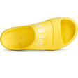 Women s Float Slide Logo Sandal - Yellow (STL24801) Cheap