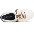 Women s Pier Wave LTT Plain Toe Sneaker White (STS85102) Supply