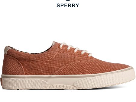 Men s SeaCycled™ Halyard CVO Washed Canvas Sneaker Copper (STS25392) Online Sale