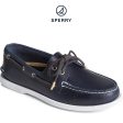 Men s Authentic Original Pullup Boat Shoe - Navy (STS24247) Online now