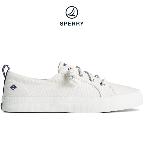 Women s Crest Vibe White Sneaker (STS99250) For Cheap