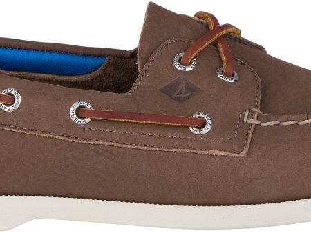 Men s Authentic Original Plush Boat Shoe - Brown (STS19261) Discount