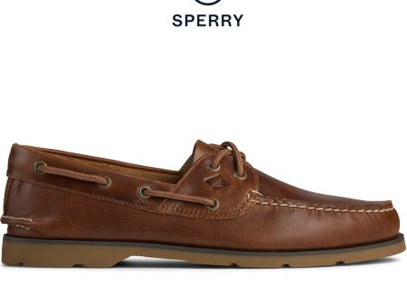 Men s Leeward Yacht Club Boat Shoe - Tan (STS18231) Cheap