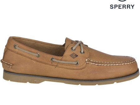 Men s Leeward Boat Shoe - Sahara (0777894) on Sale