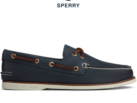 Men s Gold Cup Authentic Original Boat Shoe Navy STS158030 on Sale