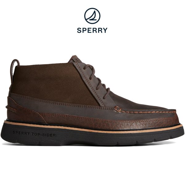 Men s Authentic Original Lug Chukka Plushwave™ Boot Brown (STS25310) on Sale