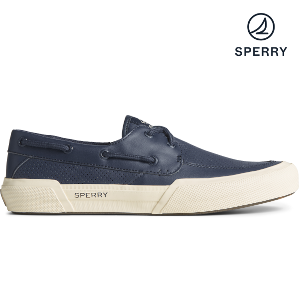 Sperry Men s SeaCycled™ Soletide 2-Eye Sneaker - Navy (STS24155) Discount