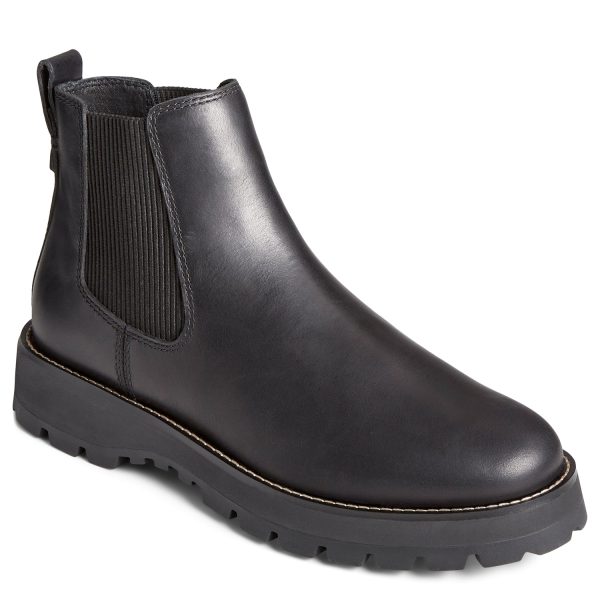 Women s Mountain Sider Chelsea Boots Black (STL25842) For Cheap