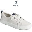 Women s Crest Vibe White Sneaker (STS99250) For Cheap