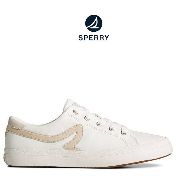 Women s Sandy Leather Sneaker White (STS89203) Online