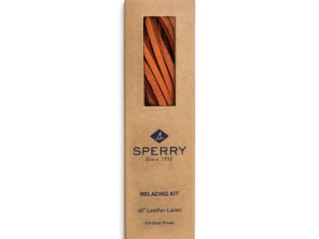 เชือกผูกรองเท้า Unisex Sperry Orange Peel Leather Lace & Needle Kit Supply