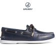 Men s Authentic Original Pullup Boat Shoe - Navy (STS24247) Online now