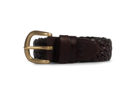 เข็มขัดหนัง ผู้ชาย Woven Leather Belt For Cheap