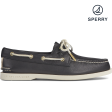 Women s Authentic Original Plushwave Walker Leather Black Boat Shoes (STS85501) Online