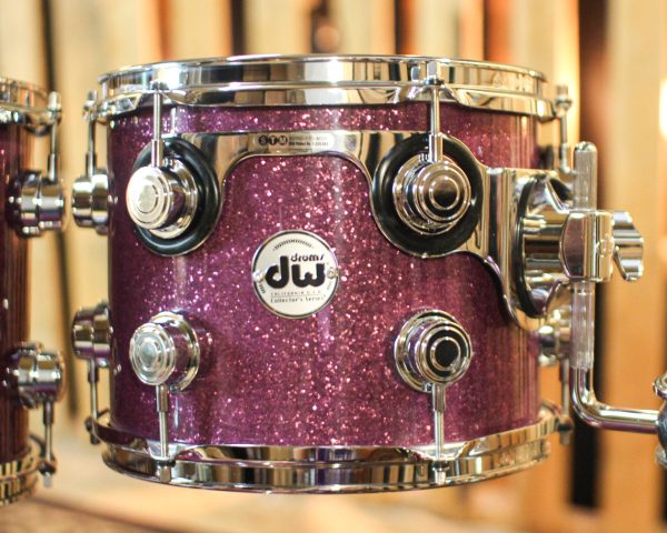 DW Collector s Maple SSC Purple Glass Drum Set - 22,10,12,14,16,14sn - SO#1354753 Online Hot Sale