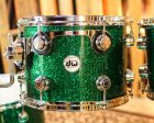 DW Collector s Maple Mahogany Green Glass Drum Set - 20,10,12,14 - SO#1374886 Fashion