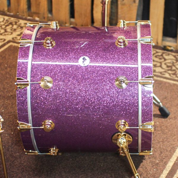 DW Collector s Purpleheart Purple Glass Drum Set - 22,8,10,12,14,16,14sn - SO#1354919 Online Sale