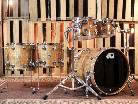 DW Collector s 333 Heartwood Curly Maple Drum Set - 22,10,12,14,16 - SO#1382339 Online