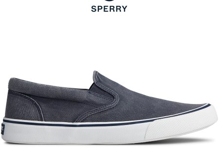 Men s Striper II Slip-on SW Navy (STS22405) For Cheap