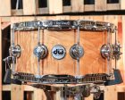 DW 6.5x14 Collector s Maple Natural Lacquer over Olive Ash Burl Snare Drum - SO#1101163 Fashion