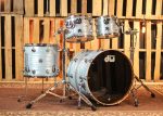 DW Collector s Maple Mahogany Pale Blue Oyster Drum Set - 22,10,12,16 - SO#1313090 For Discount