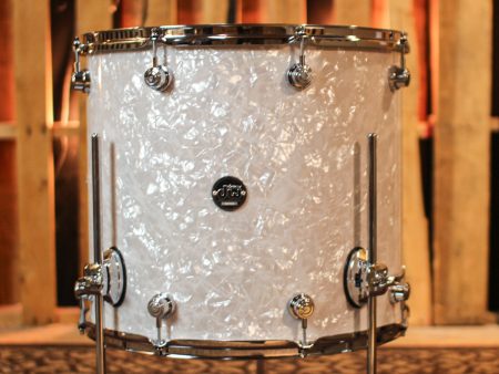 DW Performance White Marine Pearl Floor Tom - 16x18 Online Sale