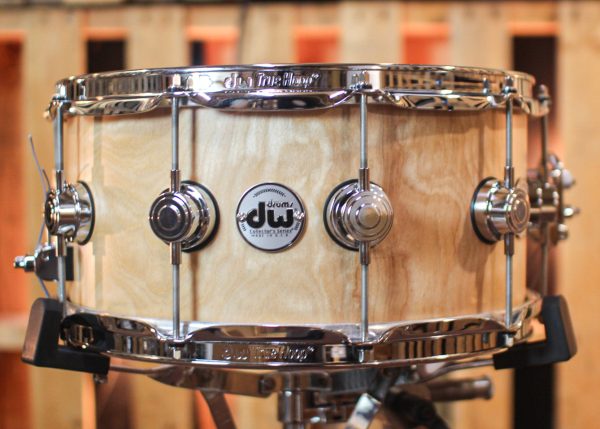 DW 6.5x14 Collector s Birch VLT Natural Satin Oil True Sonic Snare Drum - SO#1312354 Online now