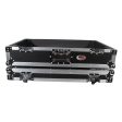 ProX XS-PRIME4W ATA-300 Style Flight Case - For Denon PRIME 4 DJ Controller - With 1U Rack Space & Wheels - Silver on Black Fashion