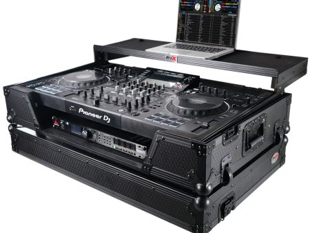 ProX XS-XDJXZWLTBL ATA-300 Style Flight Case - For Pioneer XDJ-XZ DJ Controller - With Laptop Shelf, 1U Rack Space, & Wheels - Black Cheap