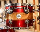 DW Collector s 333 Cherry Metallic Graphics over Heartwood Quilted Maple Drum Set - 22,10,12,14,16 - SO#1383153 Online Hot Sale