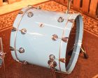 DW Collector s Maple Mahogany Solid Sky Blue Drum Set - 22,10,12,16 - SO#1288922 Cheap