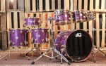 DW Collector s Purpleheart Purple Glass Drum Set - 22,8,10,12,14,16,14sn - SO#1354919 Online Sale