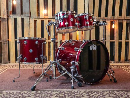 DW Collector s Metallic Burgundy Drum Set - 22,10,12,16 - SO#1045844 Cheap