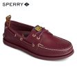 Women s Authentic Original Varsity Boat Shoe - Burgundy (STS22973) Cheap