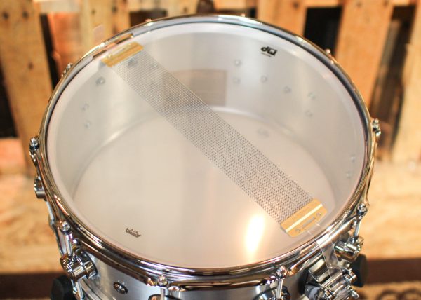 DW 6.5x14 Collector s 1mm Thin Aluminum Snare Drum - DRVM6514SVC For Sale