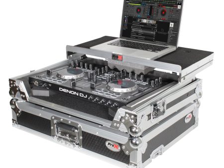 ProX XS-UXLTMK2 Universal Flight Case - For Medium-Large Size DJ Controllers - With Sliding Laptop Shelf - 20  x 13  For Sale