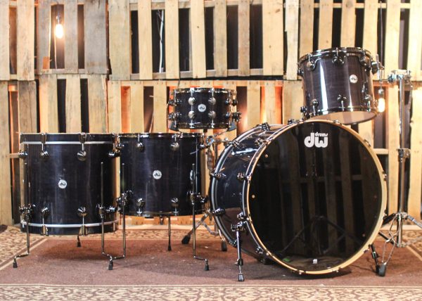 DW Collector s Standard Maple Ebony Stain Drum Set - 28,15,18,20,14sn - SO#1291945 on Sale