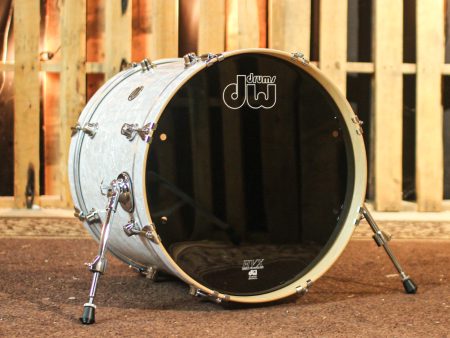 DW Performance White Marine Pearl Bass Drum - 16x20 on Sale