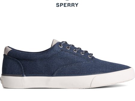 Men s SeaCycled™ Striper II CVO Baja Sneaker Navy (STS25169) Discount