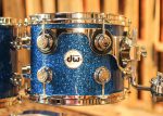 DW Collector s Maple Mahogany Blue Glass Drum Set - 22,10,12,16 - SO#1330546 on Sale