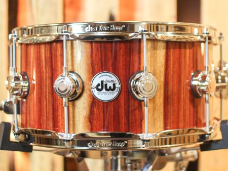 DW 6.5x14 Collector s Cherry Spruce Candy Stripe Padauk Snare Drum - SO#1302280 Online Sale