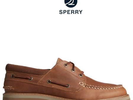 Men s Authentic Original™ Unlined 3-Eye Lug Boat Shoe Tan (STS25572) Online