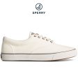 Men s SeaCycled™ Striper II CVO Textile Sneaker White (STS25514) Hot on Sale