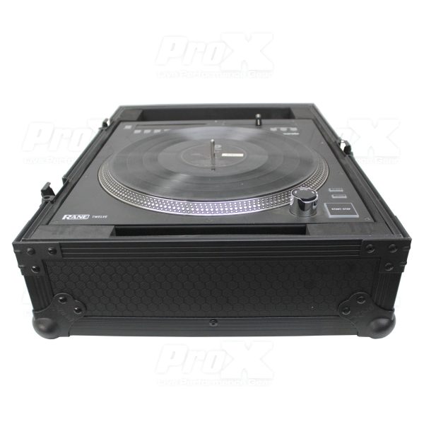 ProX XS-RANE12BL ATA-300 Style Flight Case - For Rane 12 Motorized DJ Control System - Black on Black Sale