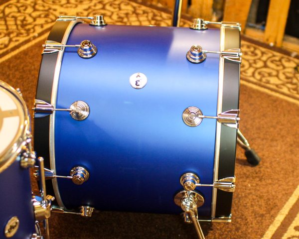 DW Collector s Maple SSC Blue Metallic Hard Satin Drum Set - 22,10,12,16 - SO#1367489 Hot on Sale