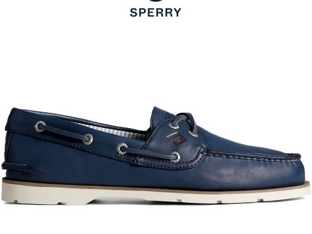 Men s Leeward Boat Shoe Navy (STS24103) For Discount