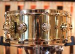 DW 5.5x14 Collector s Bell Brass Snare Drum w  Gold Hardware - DRVN5514SPG on Sale