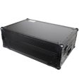 ProX XS-PRIME2LTBL ATA-300 Style Flight Case - For Denon PRIME 2 DJ Controller - With Laptop Shelf 1U Rack Space - Black For Discount