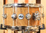 DW 7x14 Collector s Natural Lacquer over Cherry Mahogany Snare Drum - SO#1302282 on Sale